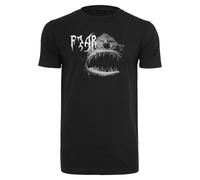 Mister Tee Fear Tee Homme T-Shirt Horror Monstre Angst Poisson Coton Jersey