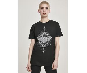 Mister Tee Female Shirt Ladies Moth Tee Black 4XL