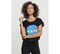 Mister Tee Female Shirt Ladies NASA Insignia Tee Black L