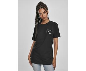 Mister Tee Female Shirt Ladies Never On Time Tee Black XL