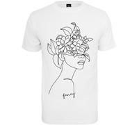 Mister Tee Female Shirt Ladies One Line Fruit Tee White S