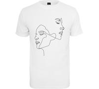 Mister Tee Female Shirt Ladies One Line Tee White S