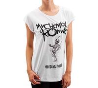 Mister Tee Femme Ladies My Chemical Romance Black Parade Cover Tee White L T Shirt, Blanc, L EU