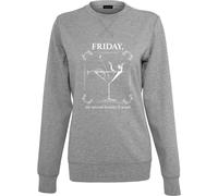 Miss Tee F-word Sweatshirt Gris XS Femme