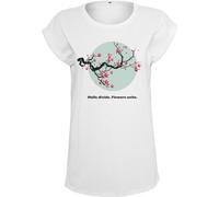 Mister Tee Femmes Flowers Unite Tee White S