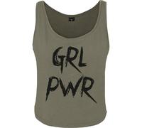 Mister Tee Femmes Grl Pwr Débardeur Short Haut Fille Power Imprimé Lavage