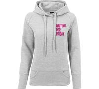 Merchcode Sweat-shirt gris chiné / rose foncé, Taille XS