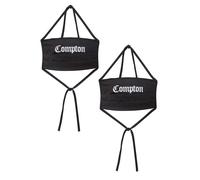 Mister Tee Foulard 'Compton' noir / blanc, Taille One Size