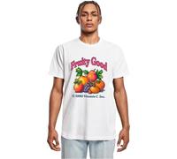 Mister Tee T-Shirt 'Fruity Good' olive / orange / rose / noir / blanc, Taille L