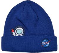 Mister Tee Garçons Casquette Nasa Embroidery Beanie Kids Royal L/XL