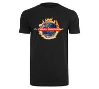 Mister Tee Global Warning Tee Homme T-Shirt Crise Climatique Réchauffement Coton