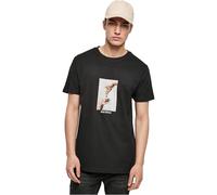 Mister Tee God Given Pizza Tee, T-Shirt Homme, Black,