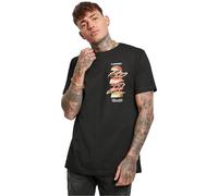 Mister Tee Herren A Burger Tee T-Shirt, Black, L