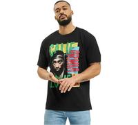 Mister Tee Herren Tupac California Love Retro Oversize Tee T-Shirt, Black, XL