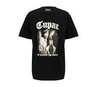 Mister Tee Herren Tupac MATW Sepia Oversize Tee T-Shirt, Black, XS