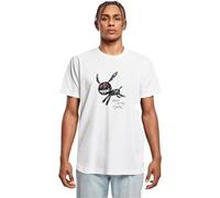 Mister Tee Herren und Jungen T-Shirt F#?KIT Tee, Männer Shirt mit Motiv Front-Print Fuck It, Weiß, Größe L