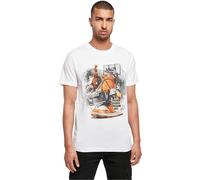 Mister Tee Herren Vintage Ballin Tee T-Shirt, White, L