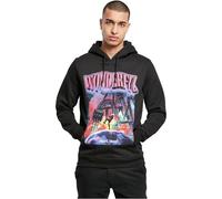 Mister Tee Herren Wonderful Hoody Kapuzenpullover, Black, S