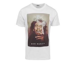 Mister Tee Homme Bob Marley Smoke Tee T Shirt, Blanc, M EU