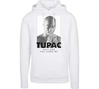 Mister Tee Sweat-shirt '2Pac Prayer' gris / noir / blanc, Taille S
