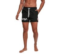 Mister Tee Homme Nasa Worm Logo Swim Shorts Pants, Noir, XXL EU