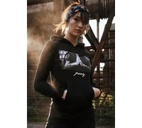 Mister Tee Ladies Fleece Hoody - PRAY schwarz - M