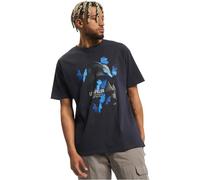 Mister Tee Le Papillon Oversize Tee T-Shirt, Navy, XXL Homme
