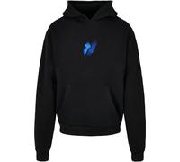 Mister Tee Le Papillon Sweat à Capuche épais surdimensionné Sweatshirt, Noir, XS Grande Taille Homme