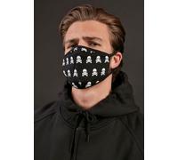 Mister Tee Masque de tête de mort 2-Pack Noir/Blanc