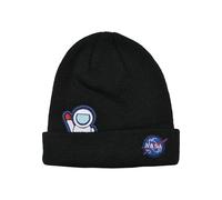 Mister Tee Mixte NASA Broderie Enfants Bonnet, Noir, S EU