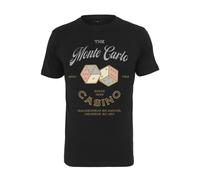 Mister Tee Monte Carlo Tee T-Shirt Noir Court Monte Carlo Casino Hommes