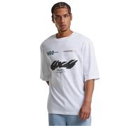 Mister Tee Mt3191-motorsport Heavy Oversize Sleeve Tee T-Shirt, Blanc, XXL Hommes
