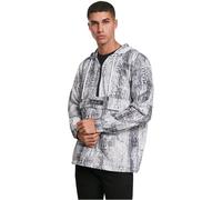 Mister Tee MT1045 Veste Coupe-Vent à Capuche Imprimé Serpent Réversible ?