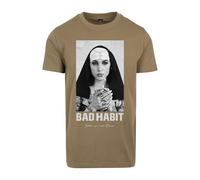 Mister Tee Mt1282-Bad Habit Tee T-Shirt, Olive, XL Hommes
