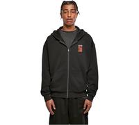 Mister Tee Mt2427-puffer Peace Heavy Oversize Zip Hoody T-Shirt, Noir, 4XL Mixte