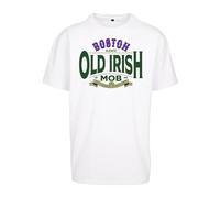 Mister Tee Mt2549 T-Shirt surdimensionné Old Irish Mob, Blanc, L Hommes