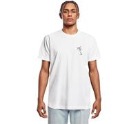 Mister Tee Mt2811-Summer Vibes Tee T-Shirts, Blanc, M Hommes