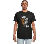 Mister Tee Mt2832-Stay Wild Tee T-Shirts, Noir, M Hommes