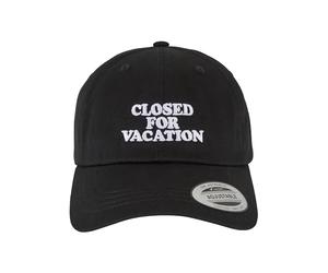 Mister Tee Mt2835-Closed for Vacation Dad Casquette de Baseball, Noir, Taille Unique Mixte