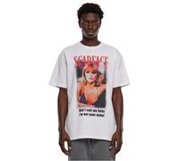Mister Tee Mt3004-scarface Don't Call Me Baby Heavy Oversize Tee T-Shirt, Blanc, XS Hommes