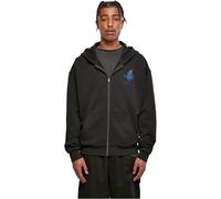 Mister Tee Mt3023-Sweat surdimensionné avec Motif Papillon Sweat à Capuche zippé, Noir, M Homme