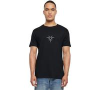 Mister Tee Mt3160-spike Heart EMB Tee T-Shirt, Noir, S Hommes