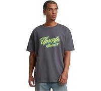 Mister Tee Mt3183-hotel Paradiso Heavy Oversize Tee T-Shirt, Gris foncé, XXL Hommes