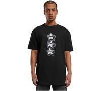 Mister Tee T-shirt MT3188 Peace & Love Heavy Oversize Noir XXL Grande taille Hommes