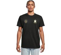 Mister Tee T-shirt 'Portugal' jaune/noir/blanc Taille S
