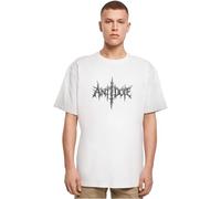 Mister Tee Mt3917-antidote Heavy Oversize Tee T-Shirt, Blanc, Large Homme