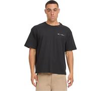 Mister Tee Mt4029-distressed Mary Cropped Oversize Tee T-Shirt, Noir, L Hommes