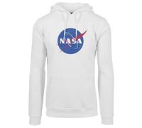 Mister Tee NASA Hoodie Sweat à Capuche Homme, White, XS
