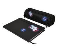 Mister Tee Nasa PC Portable & Pencilcase Set Trousse Carnet Trousse en Rouleau