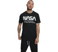 Mister Tee NASA Wormlogo Tee T-Shirt Haut Imprimé Avant Jersey Logo Basique